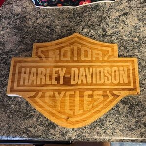 Harley-Davidson Logo Wooden Board